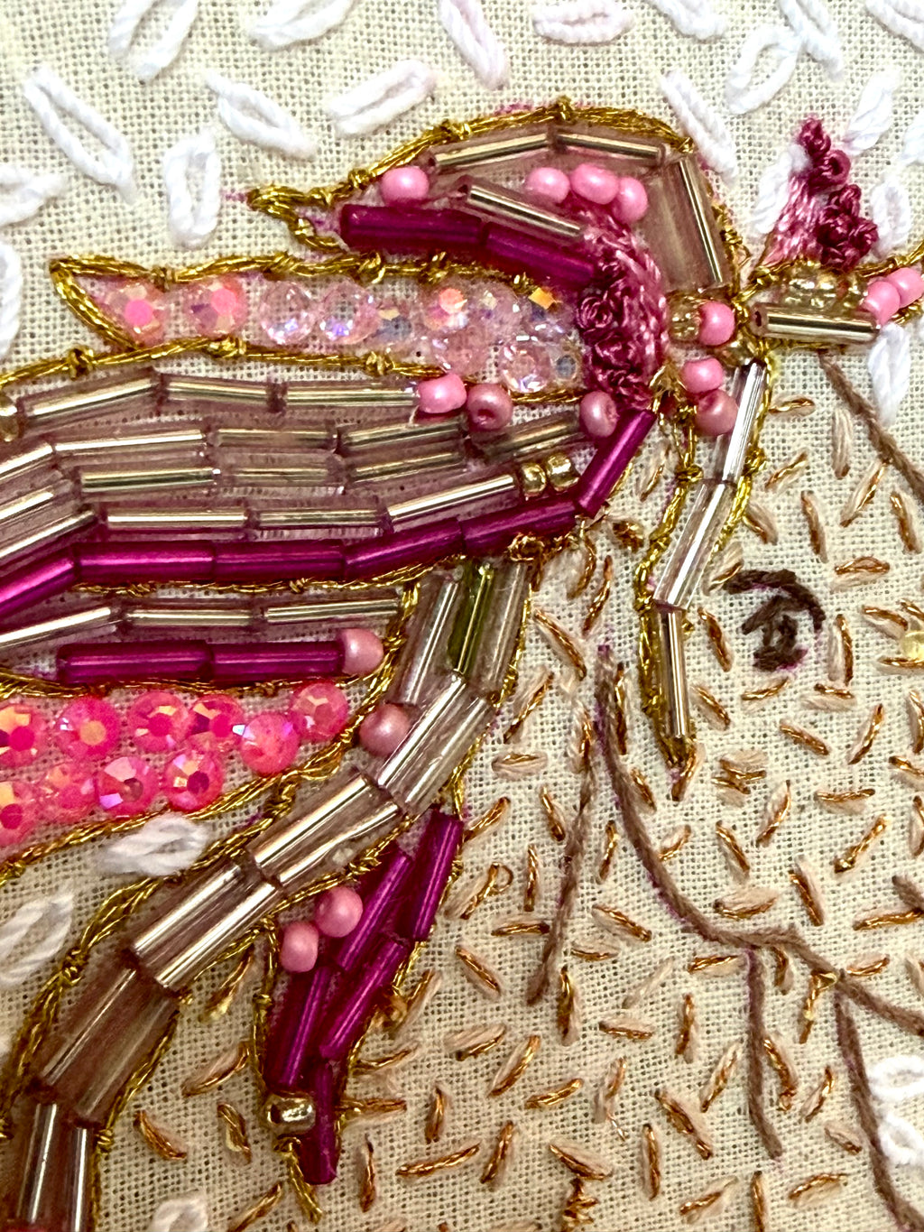 Gloria Ziegler - Original Horse Embroidery + Bead Hoops