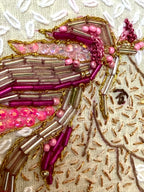 Gloria Ziegler - Original Horse Embroidery + Bead Hoops
