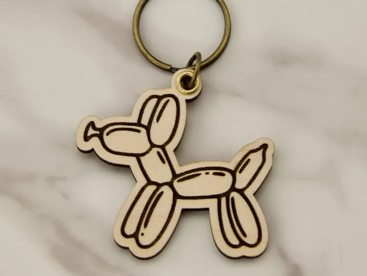 Slate & Stone Co. - Balloon Dog Keychain