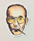 Bri Bowers - Hunter S Thompson Embroidery Sticker