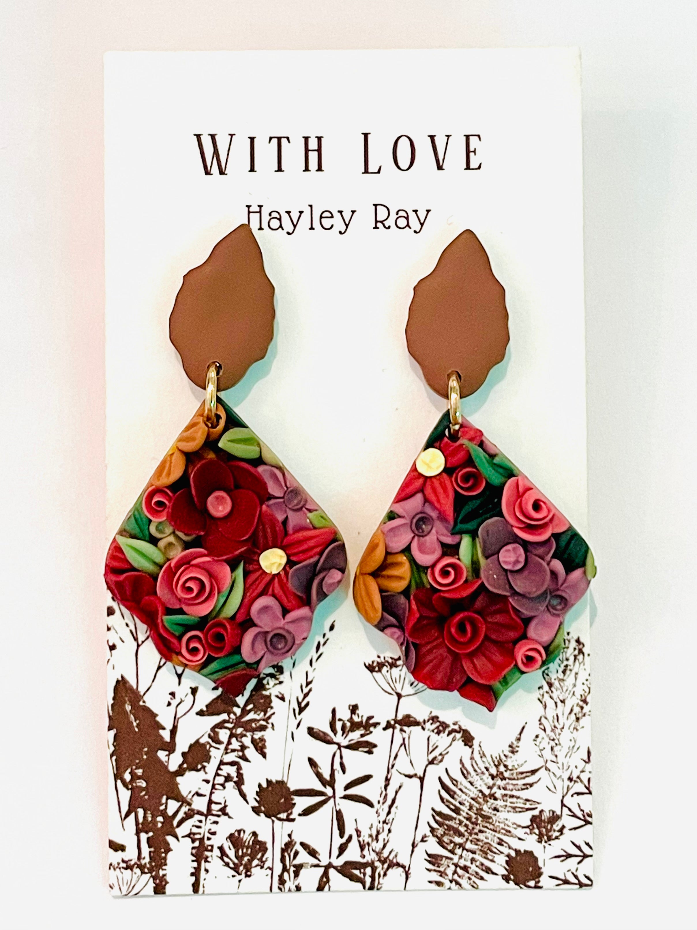 Hunnyhayart - Spring Floral Earrings