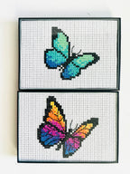 Angela Coltrane - Butterfly Cross-stitch art