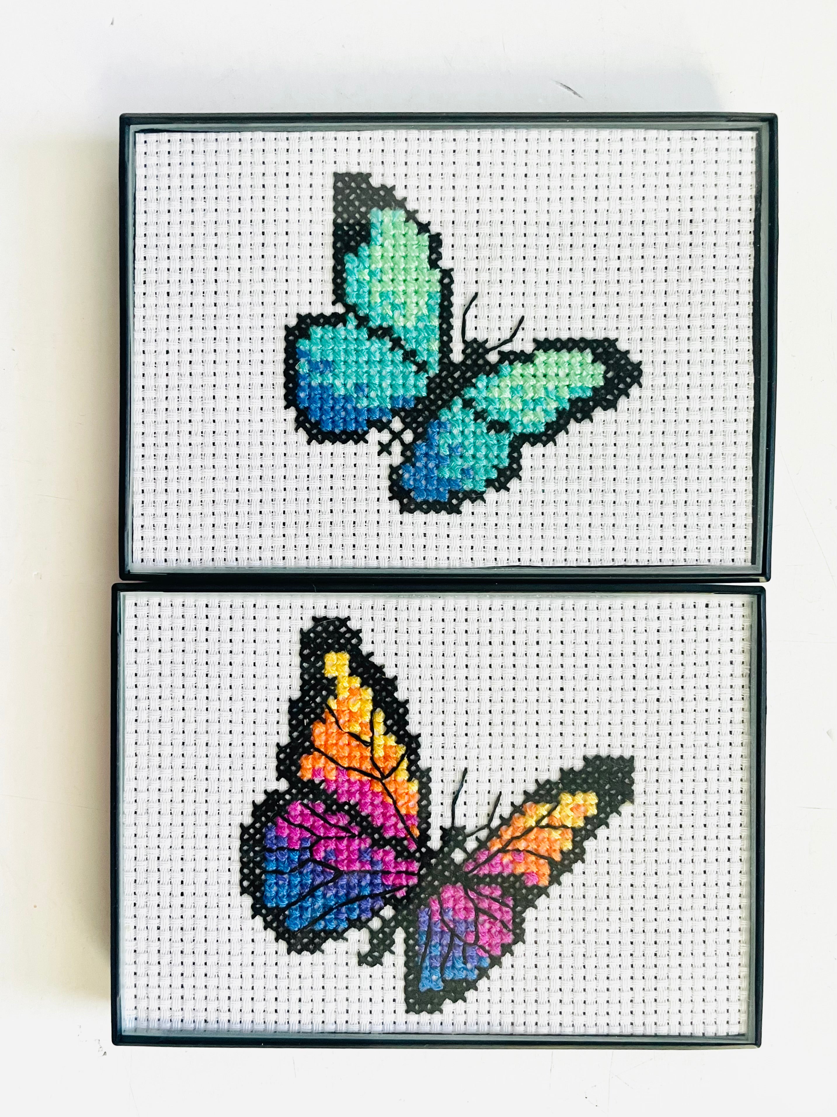 Angela Coltrane - Butterfly Cross-stitch art