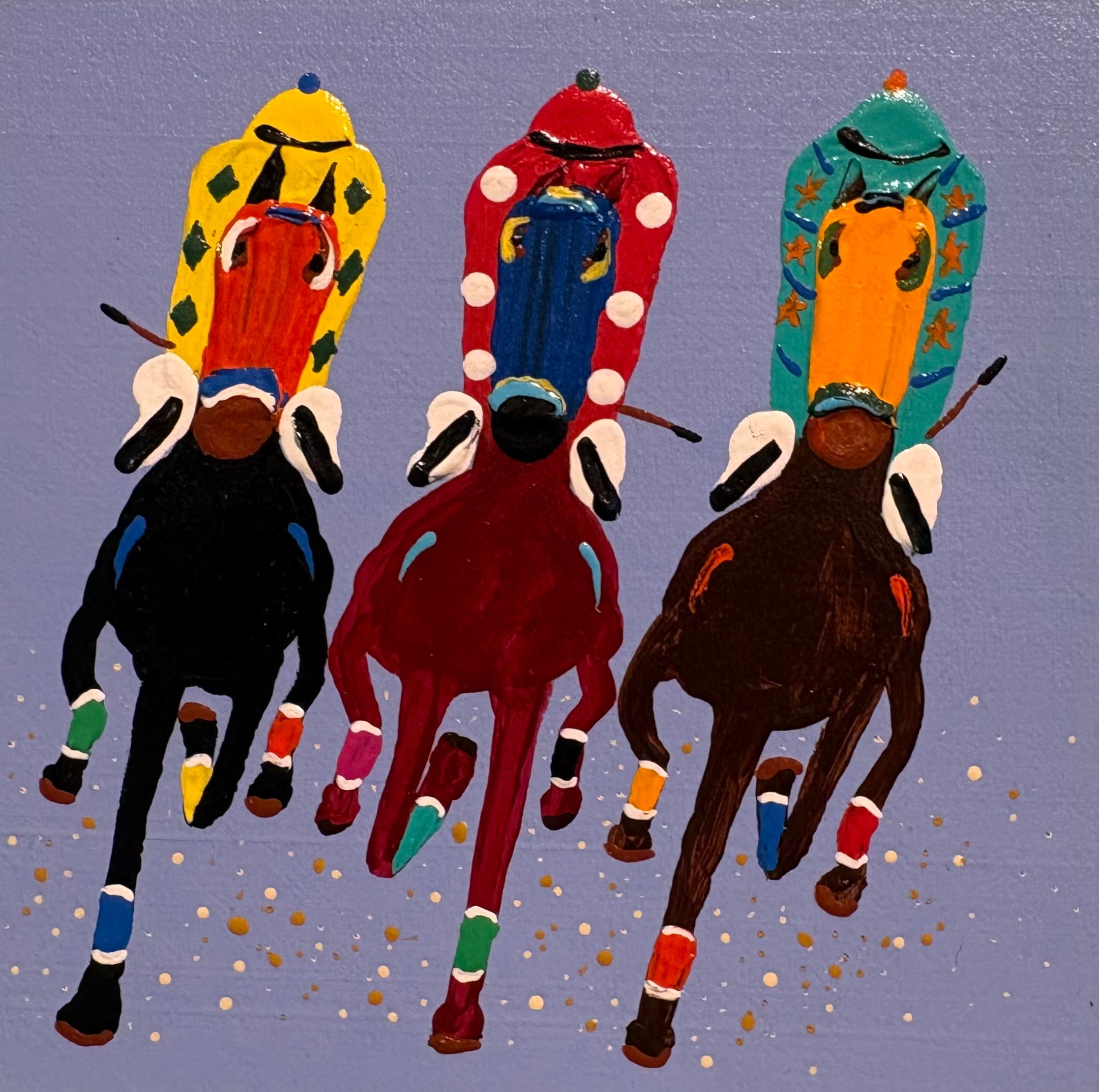 Kevin Oechsli - Derby Scenes 4x4 Paintings