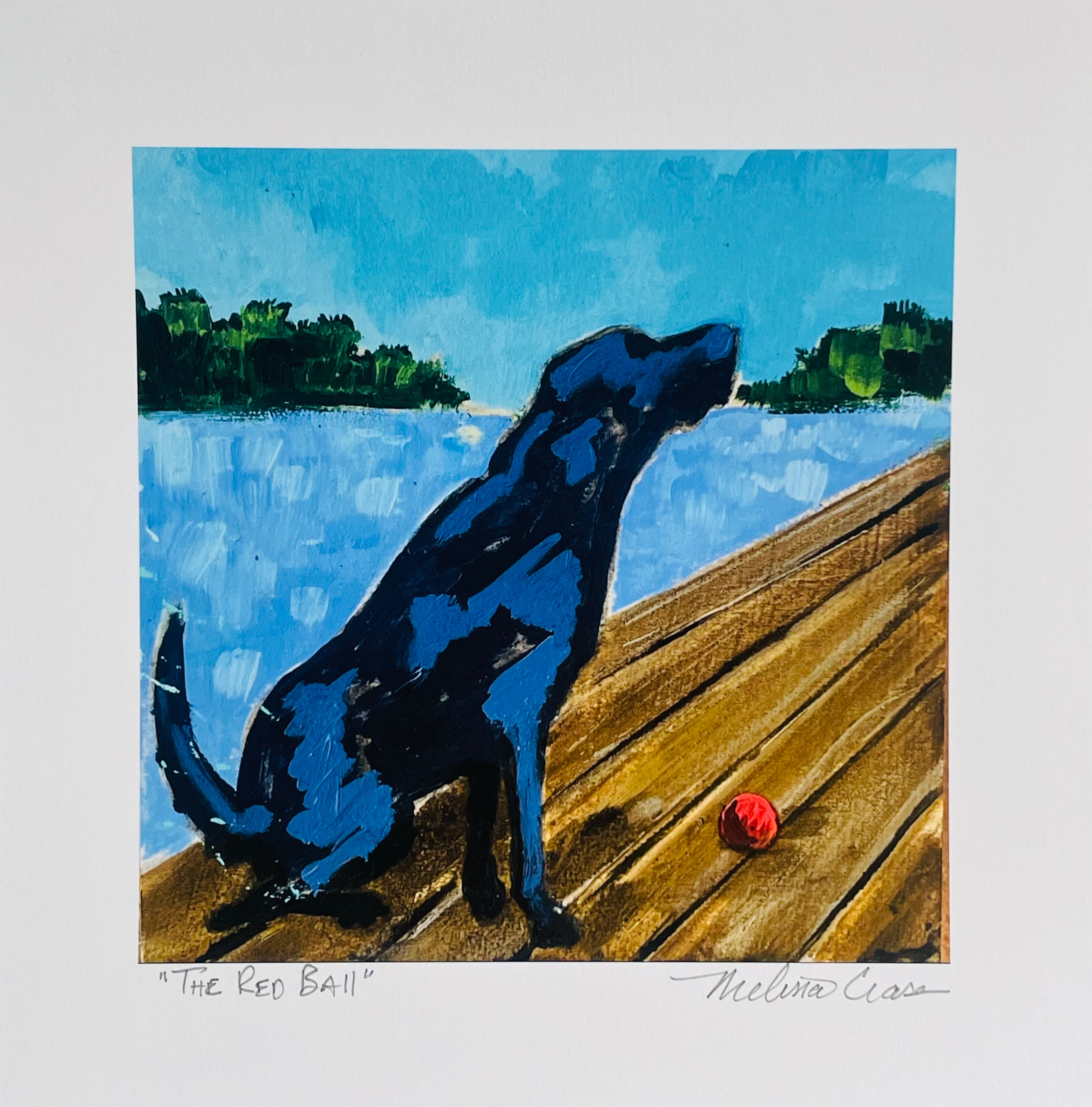 Melissa Crase - The Red Ball Print