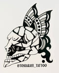 Tonia Raye Tattoo - Back Bend Girl Sticker