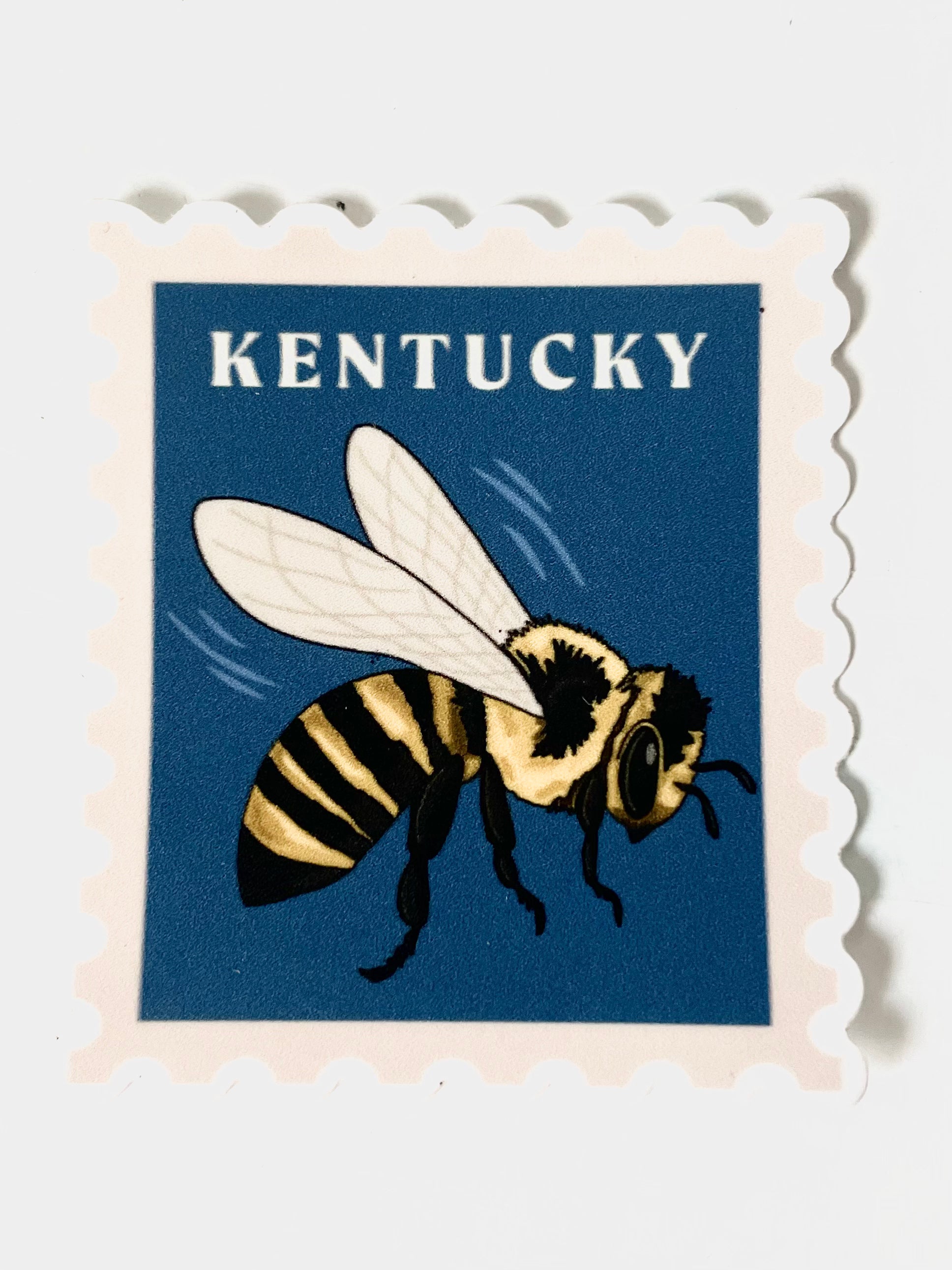 Jessica Holly Creative - Kentucky Bee Stamp Sticker
