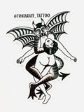 Tonia Raye Tattoo - Vampire + Lady Sticker