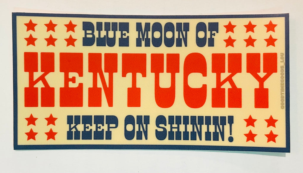 John Mata - Blue Moon of Kentucky Sticker