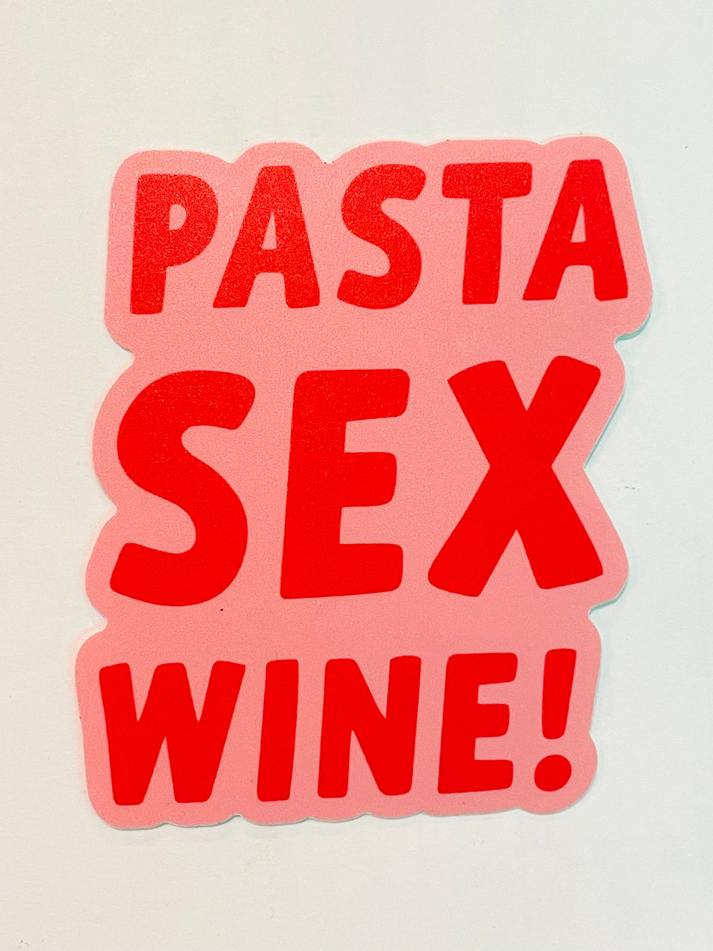 John Mata - Pasta Sex Wine Sticker