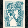 AngryBlue - Ganesh: Letterpress