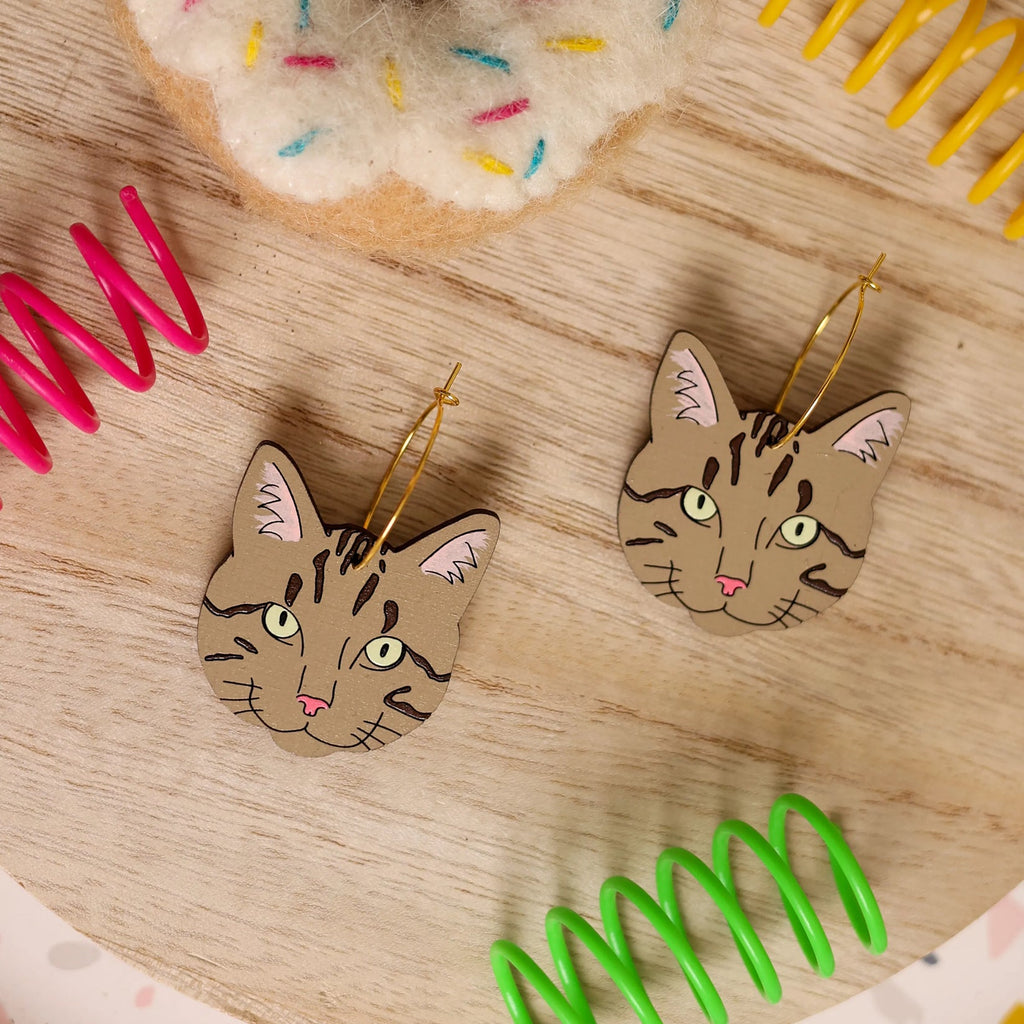 Le Chic Miami - Cat Hoop Earrings