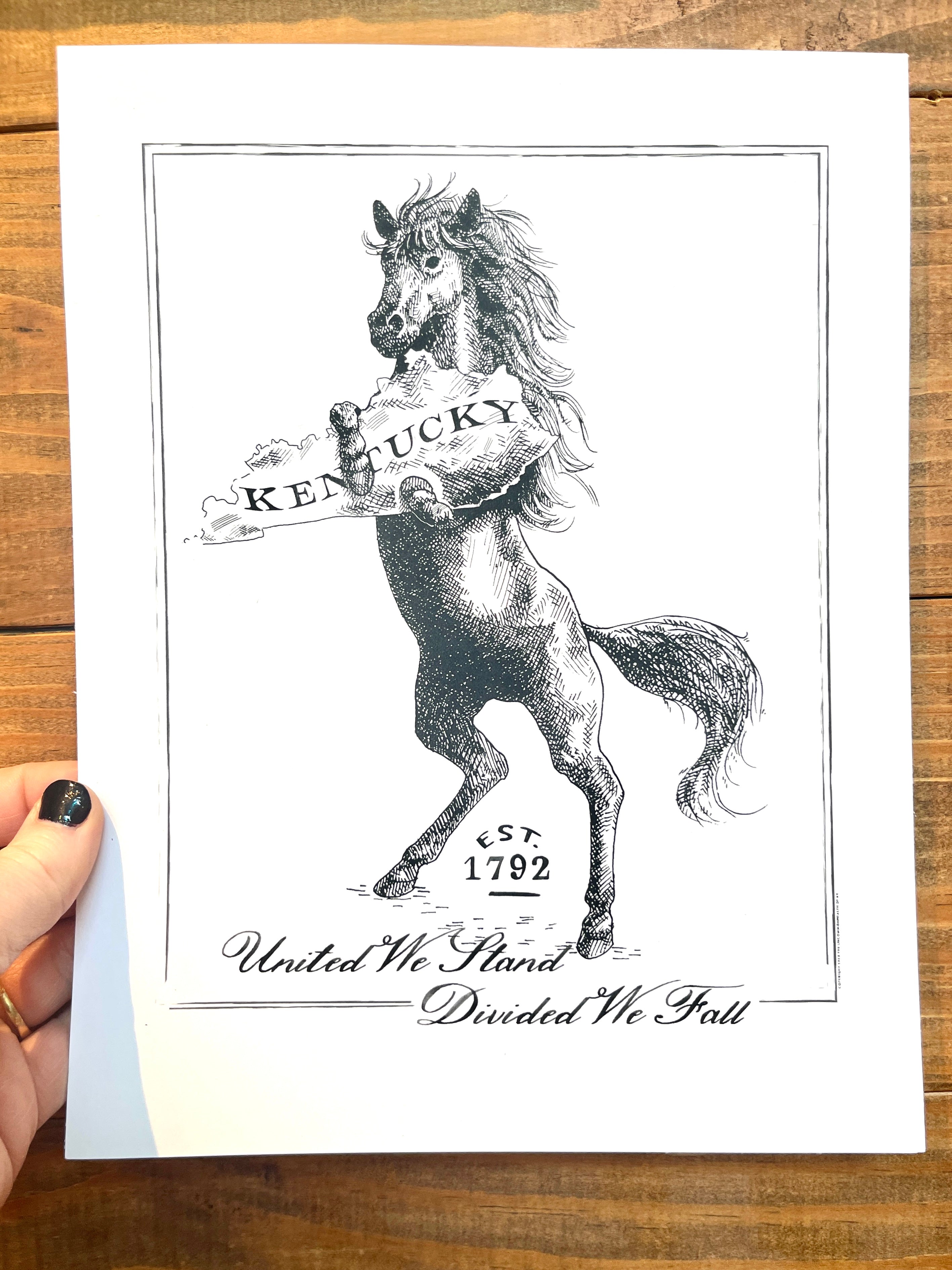 Gary Guthrie - KY Horse Print