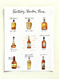 Bri Bowers - Kentucky Bourbon Puns 8.5 x 11 Print