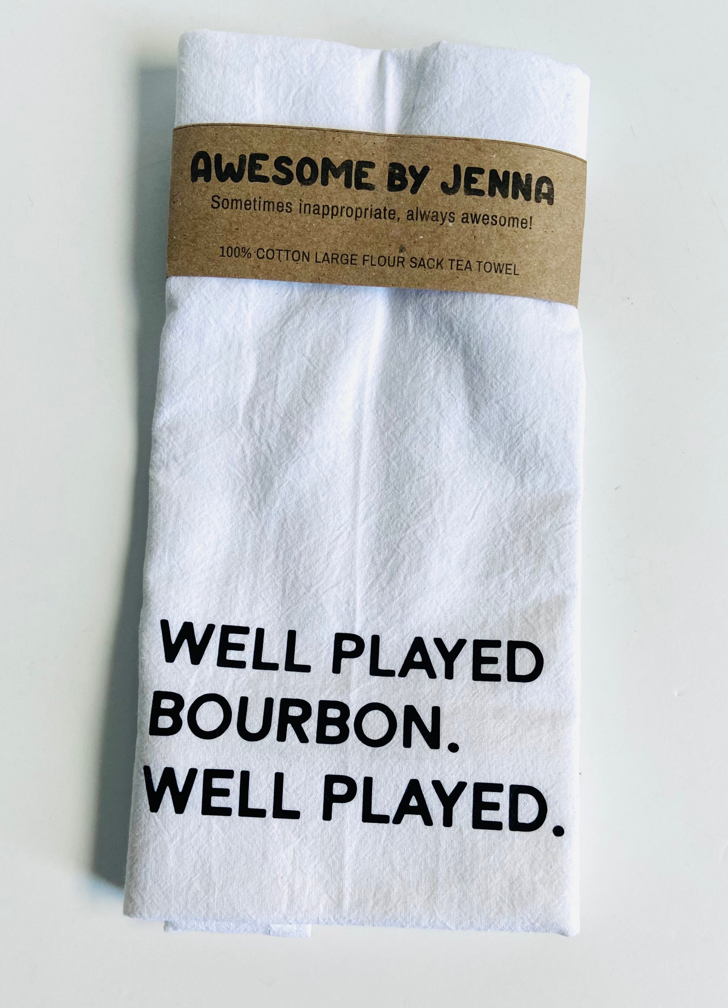 Awesome By Jenna - Well Played Bourbon Tea Towels