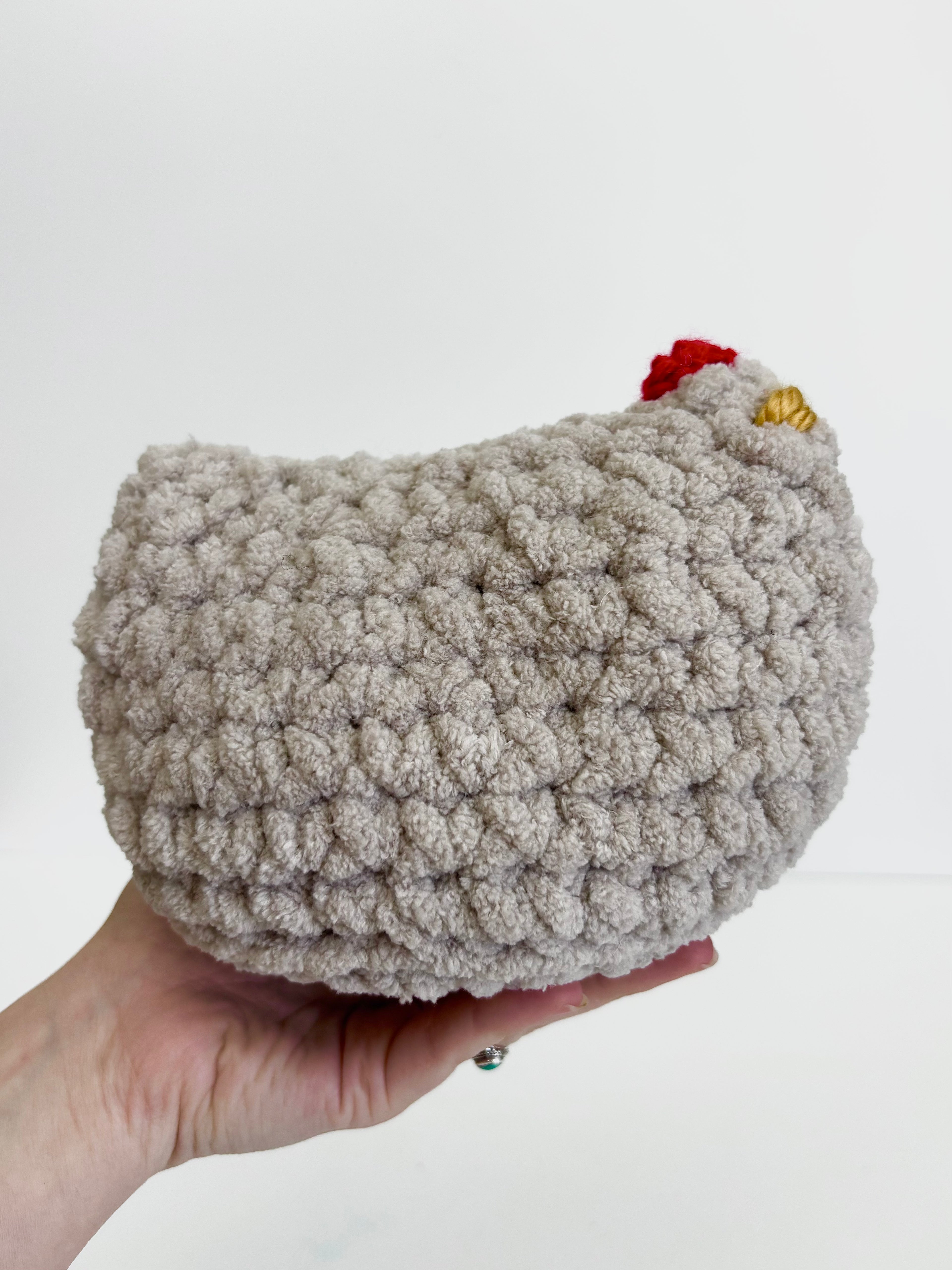 Gretchen Leachman - Hand Crocheted Chunky Chickens