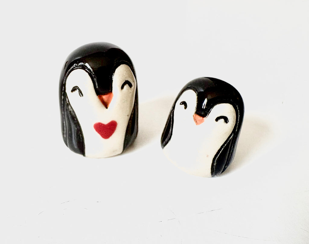 K Dub Art- Ceramic Penguins