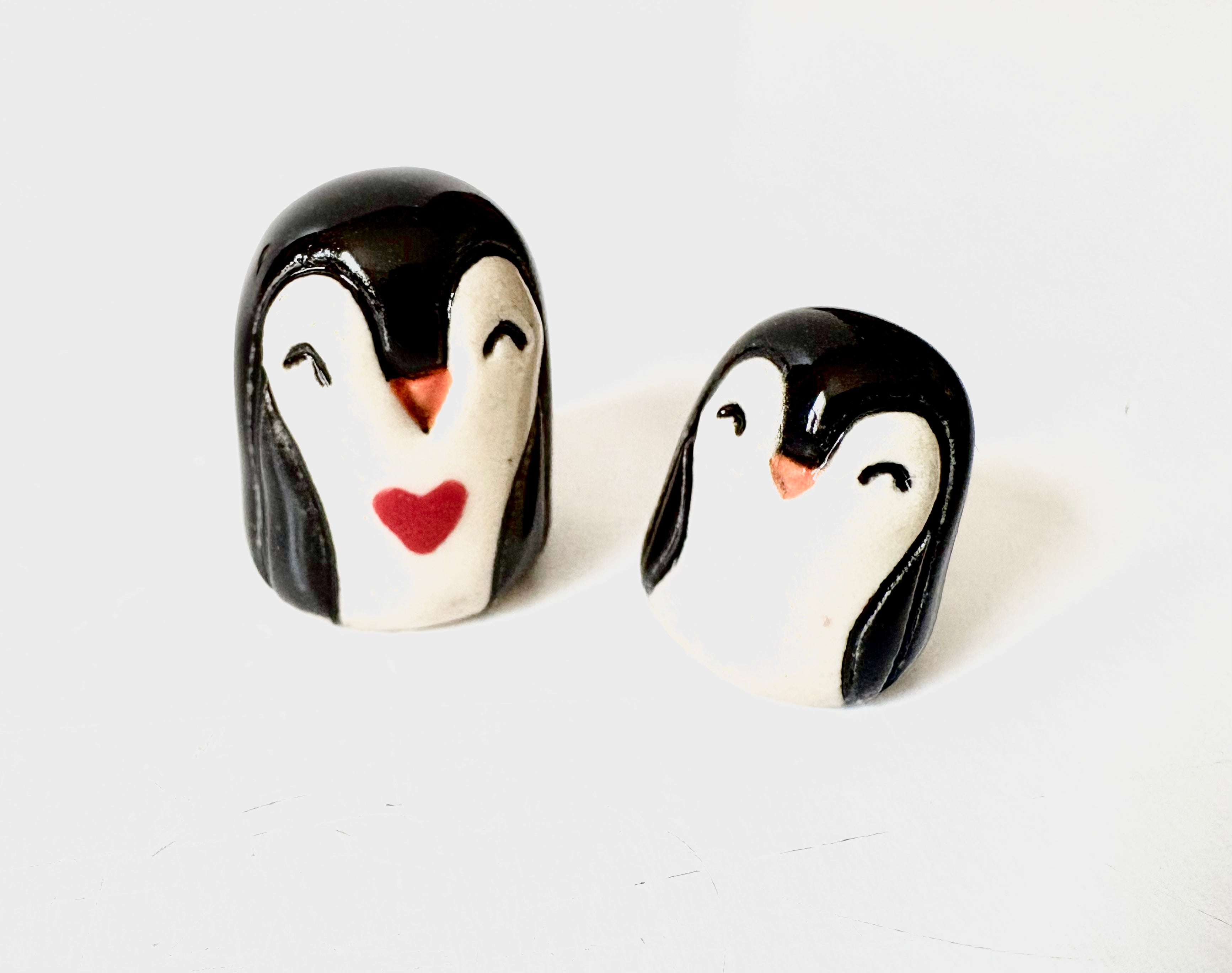 K Dub Art- Ceramic Penguins