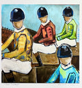 Melissa Crase - Four Jockeys Print