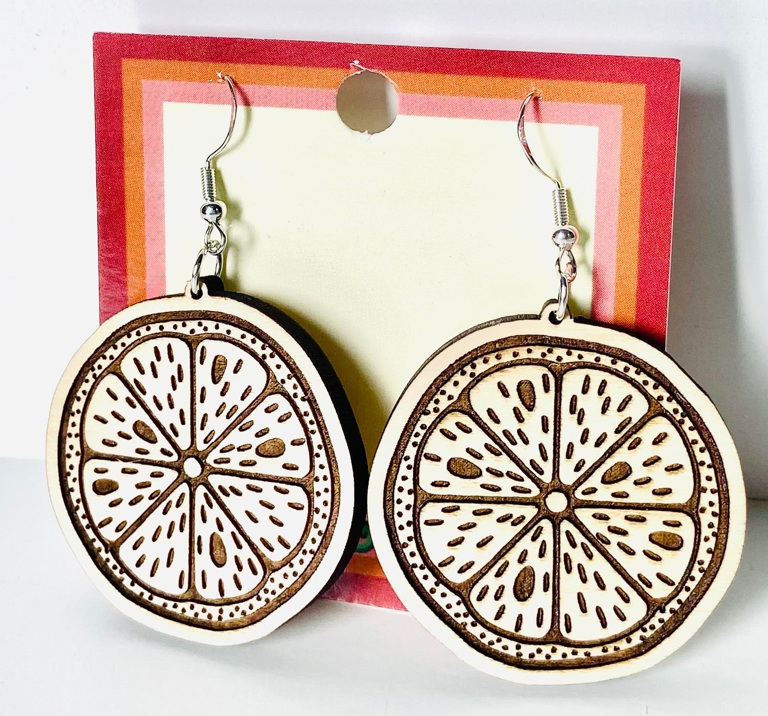 Slate & Stone Co. - Orange Slice Dangle Earrings