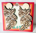 Slate & Stone Co. - Monstera Leaf Dangle Earrings