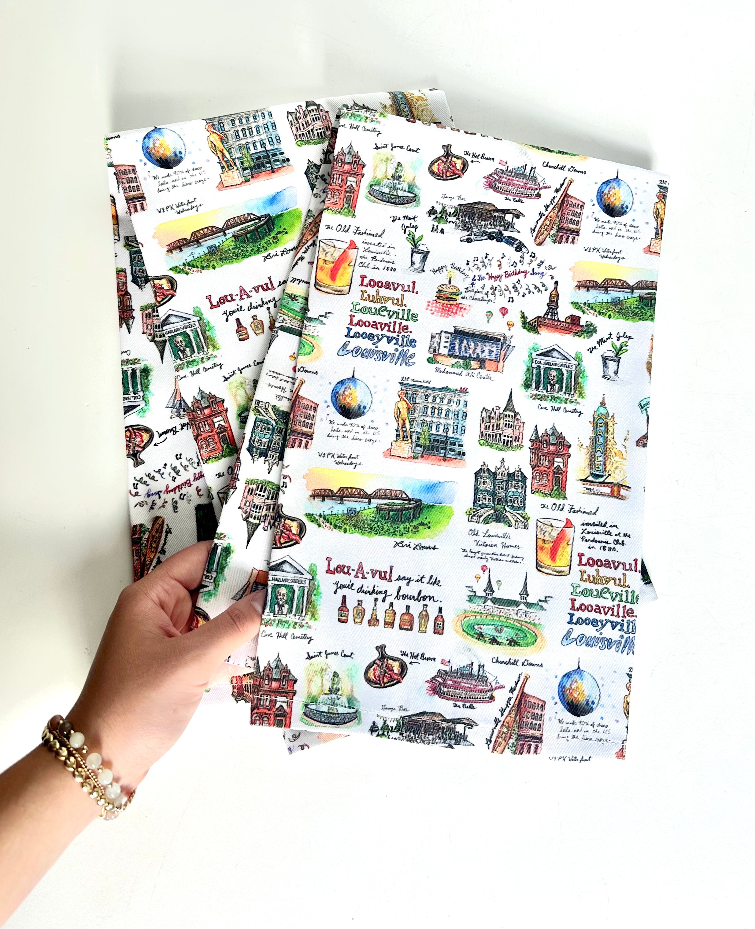 Bri Bowers - Epic Louisville Tea Towel