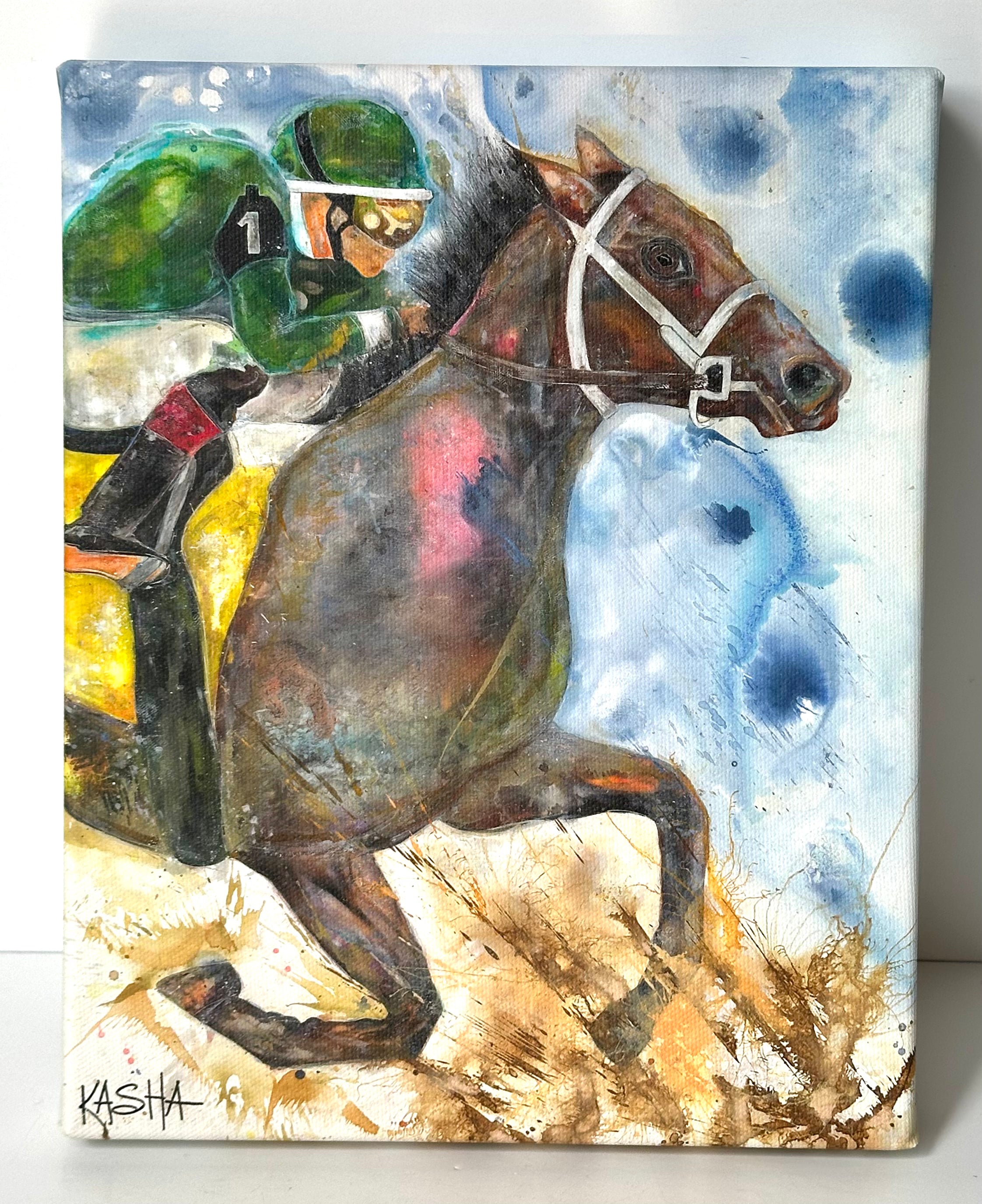 Kasha Ritter - Chasing Grace Giclee Canvas Print