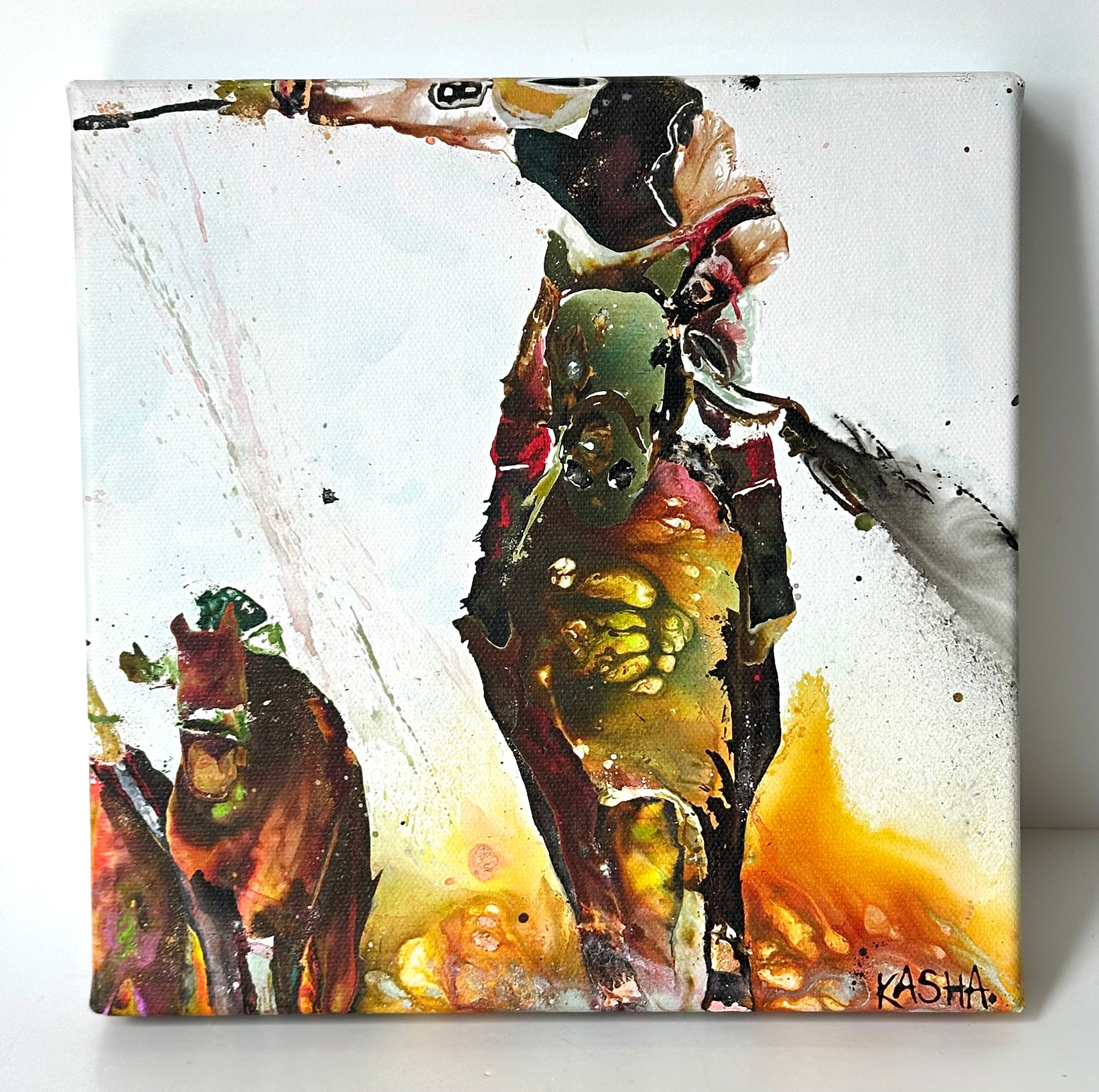 Kasha Ritter - Grass Bred Giclee Canvas Print