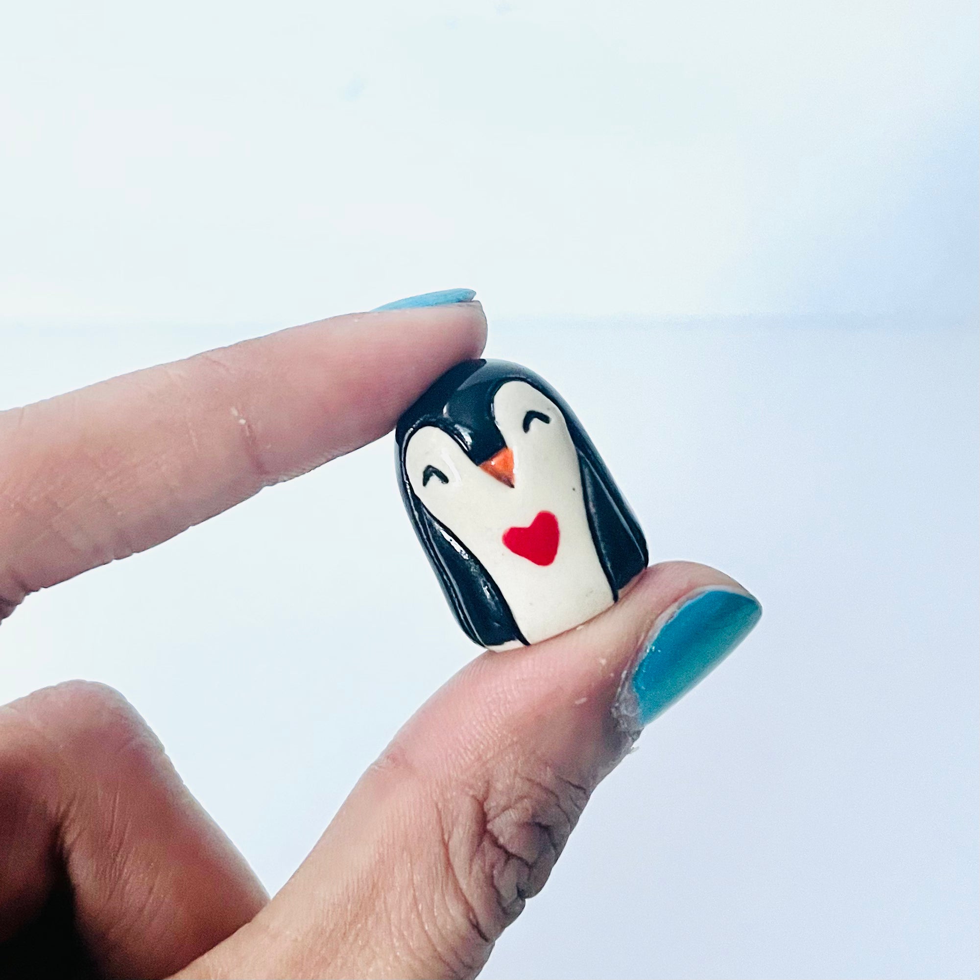 K Dub Art- Ceramic Penguins