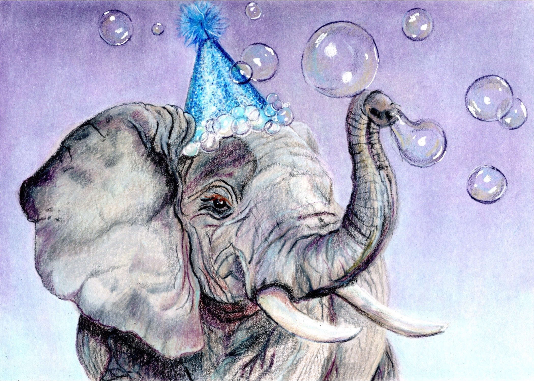 Carolyn McManus - Party Elephant Print