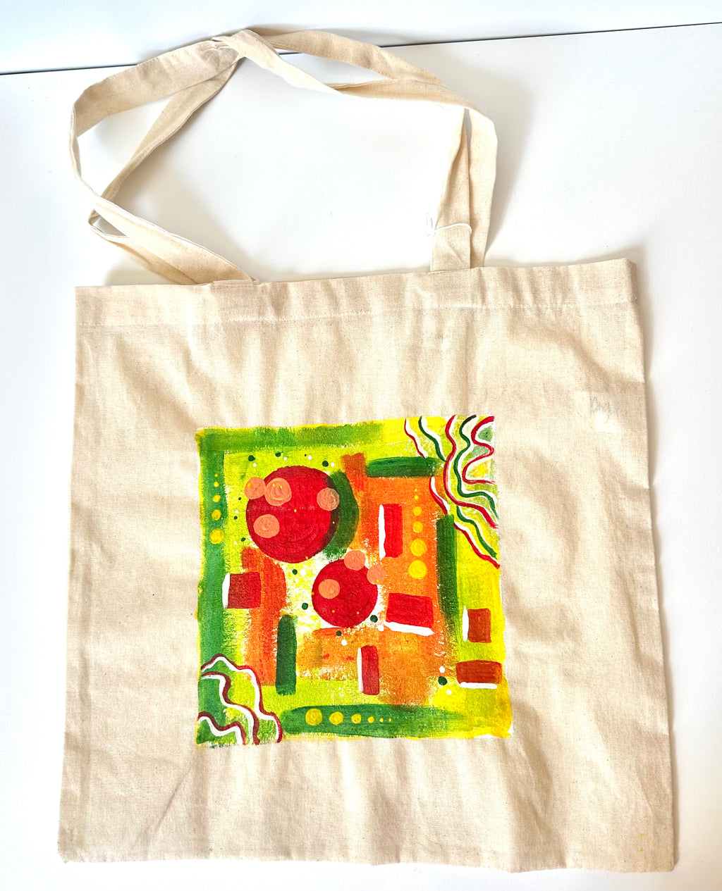 Angel's Art Studio - 15" x 15" Abstract Tote