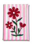 Jagged Little Quill - Quilled Floral Stripes Artwork