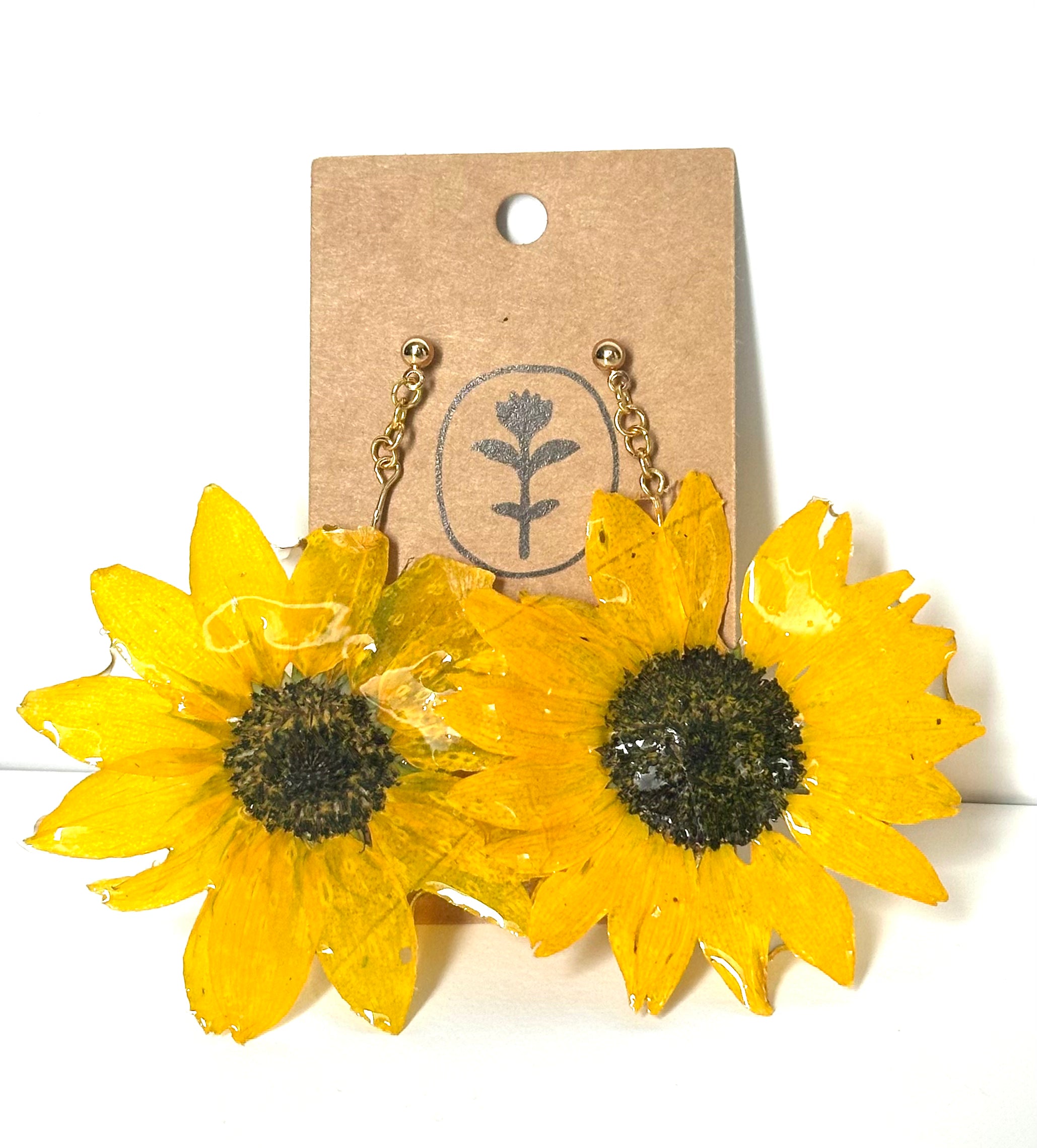 JamilaWorks - Sunflower Earrings