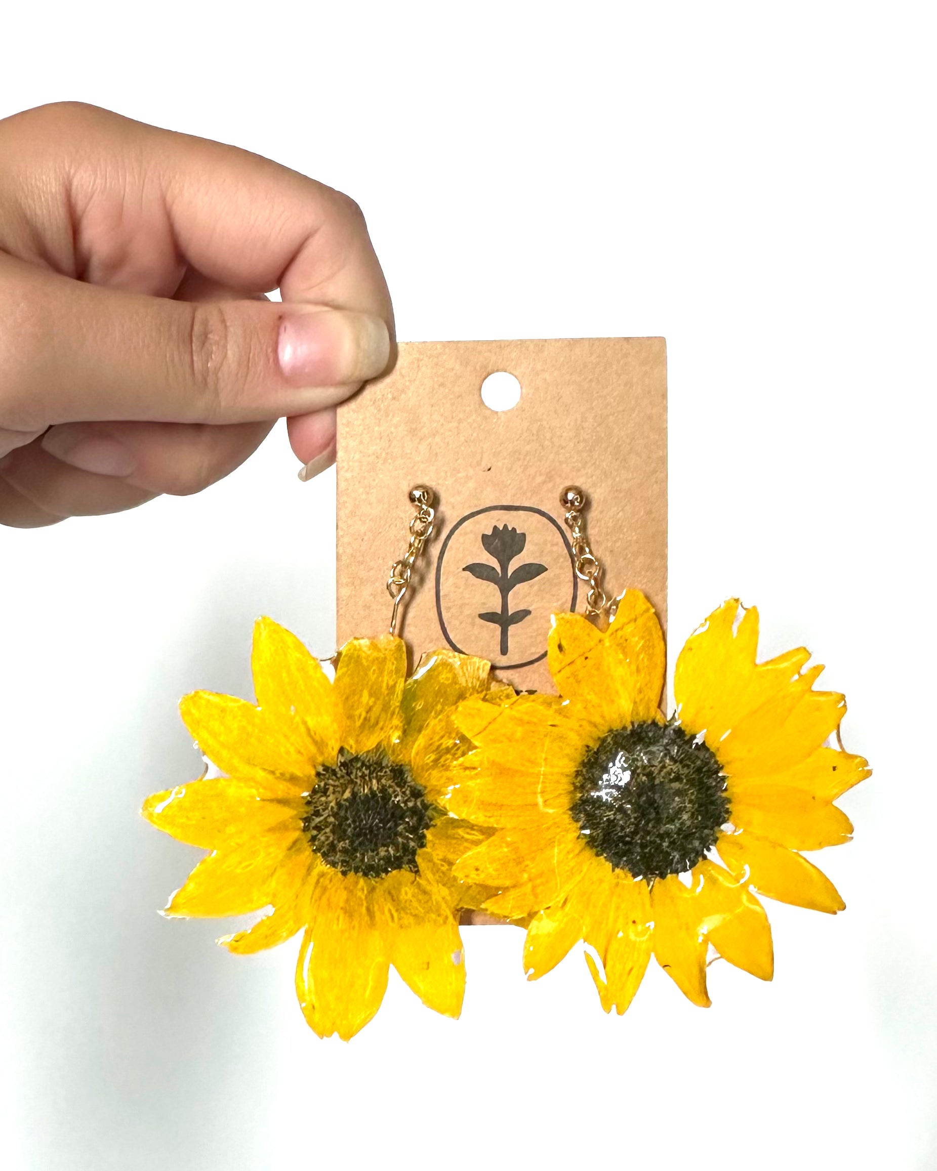 JamilaWorks - Sunflower Earrings
