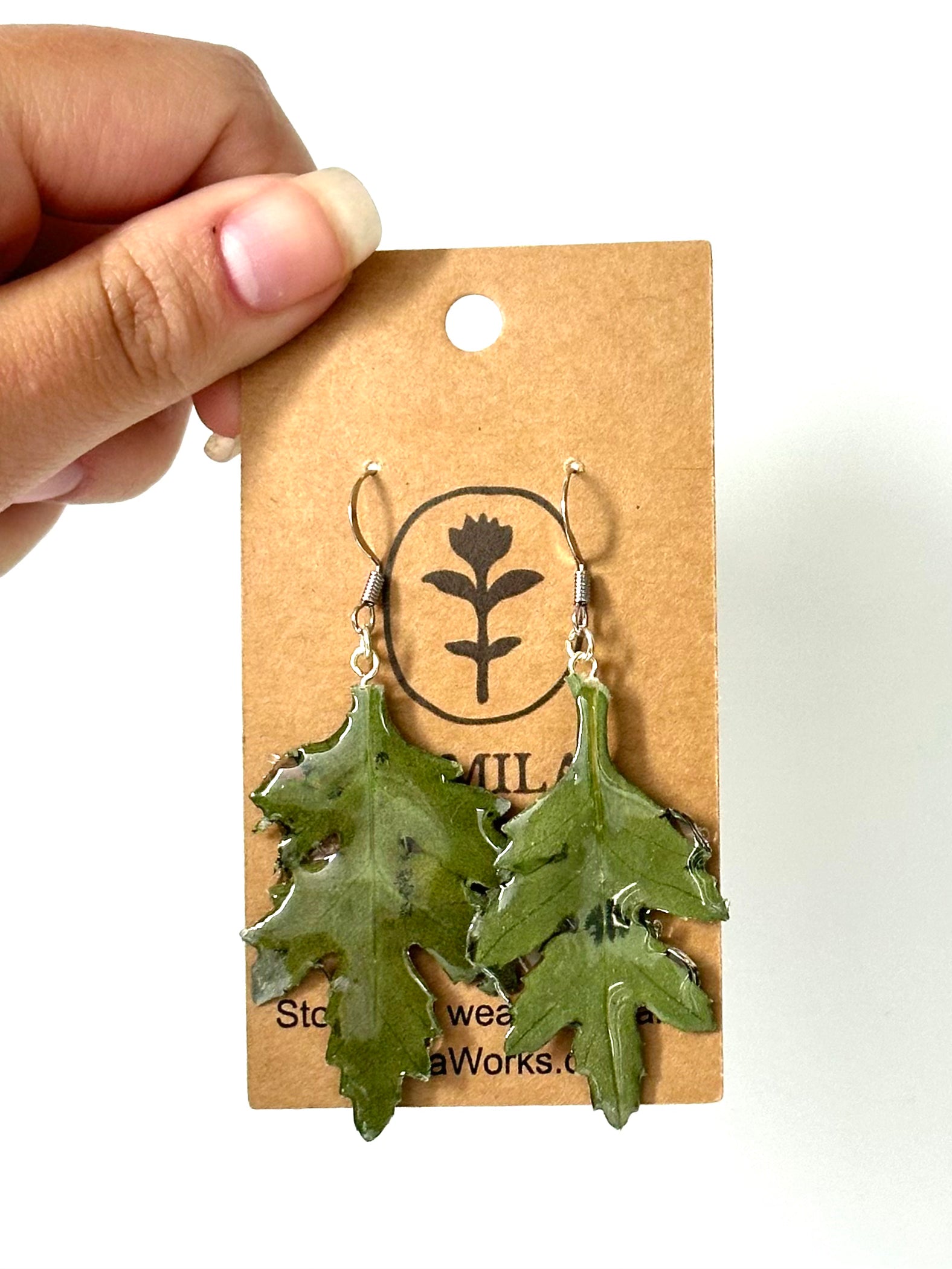 JamilaWorks - Greenery Earrings