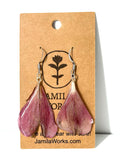JamilaWorks - Purple Athalia Earrings