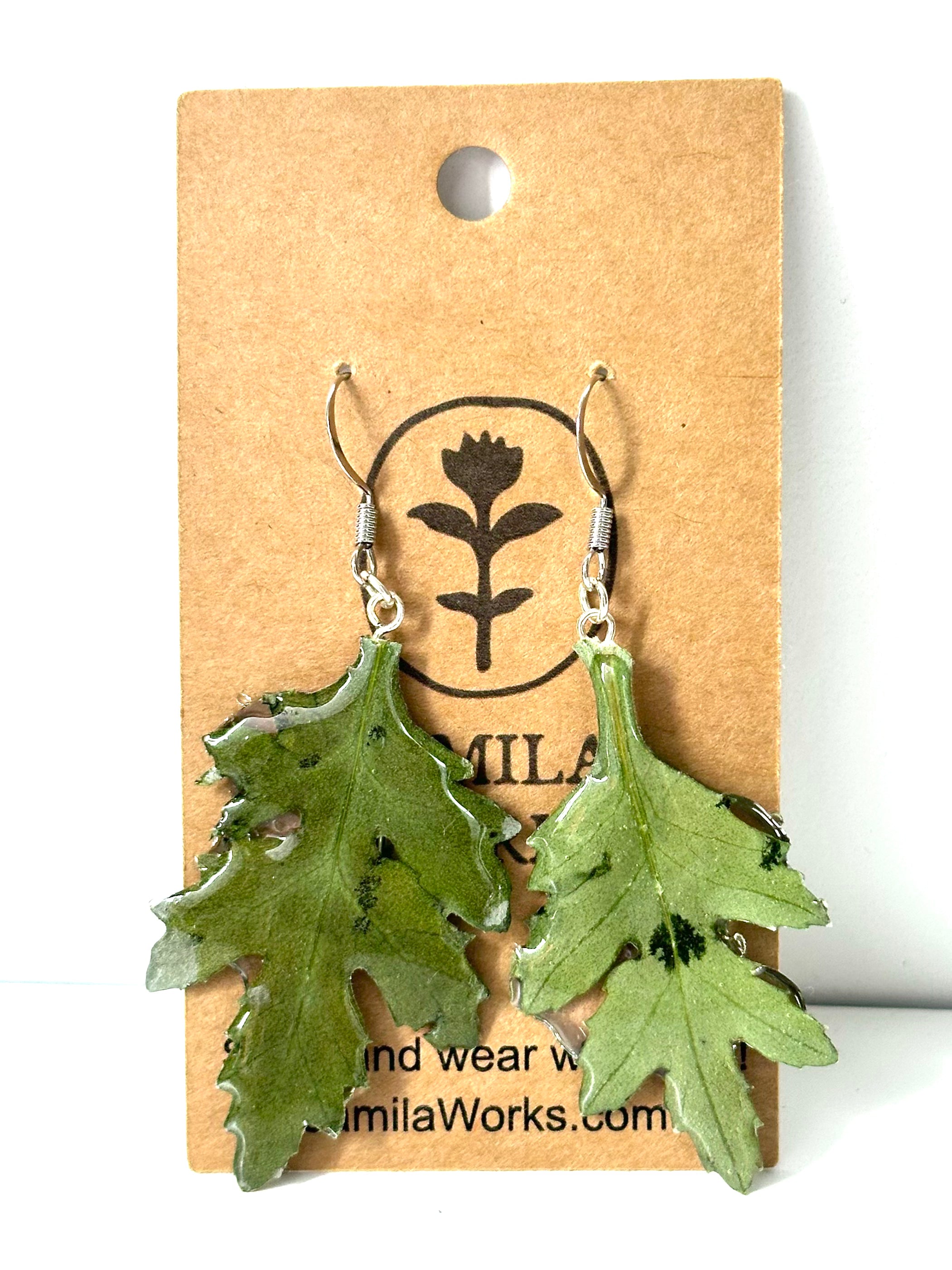 JamilaWorks - Greenery Earrings