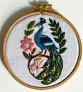 Paige Ream - Peacock on Linen