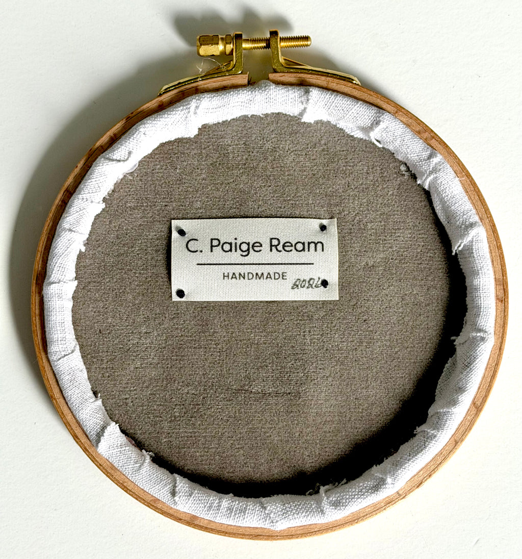 Paige Ream - Peacock on Linen