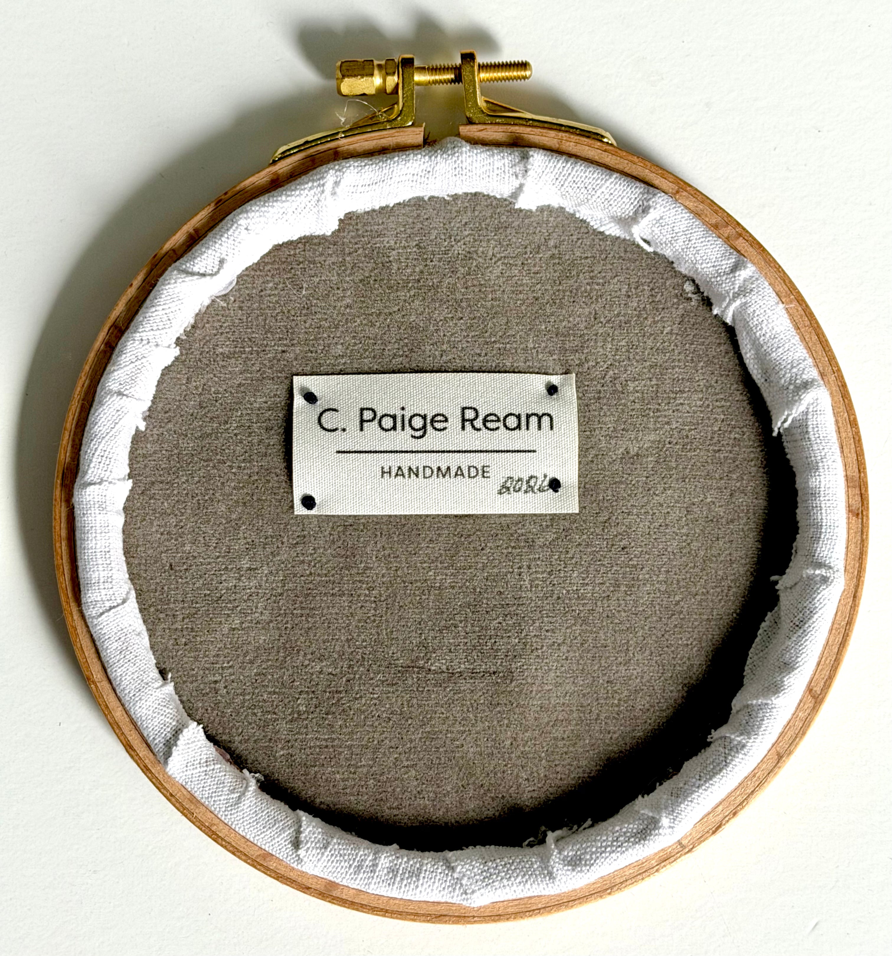 Paige Ream - Peacock on Linen