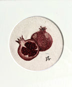 Zoe Luvisi - Framed Pomegranate Embroidery