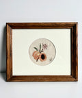 Zoe Luvisi - Framed Apricot Embroidery