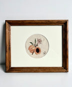 Zoe Luvisi - Framed Apricot Embroidery