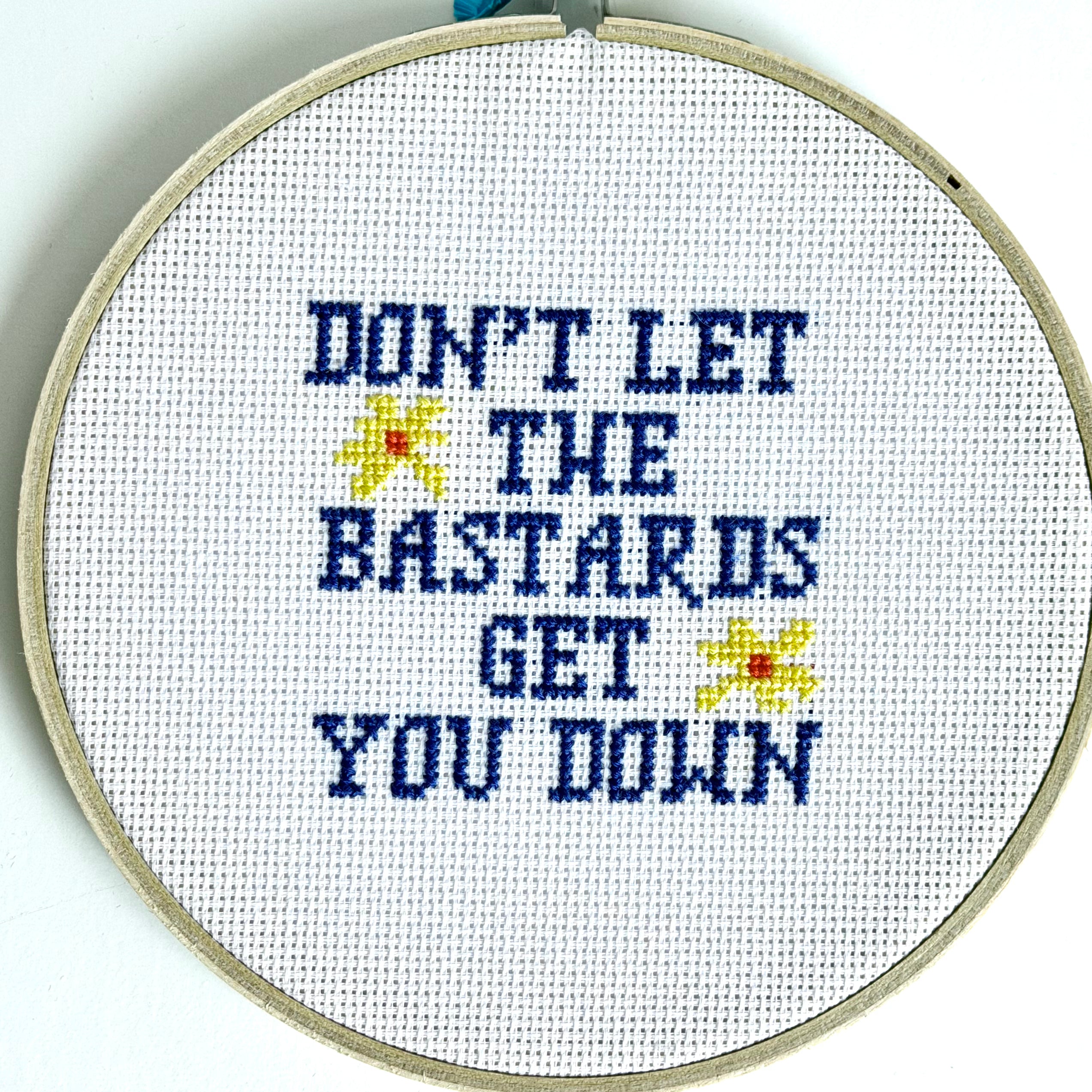 Angela Coltrane - Don't Let the Bastards Cross-Stitch