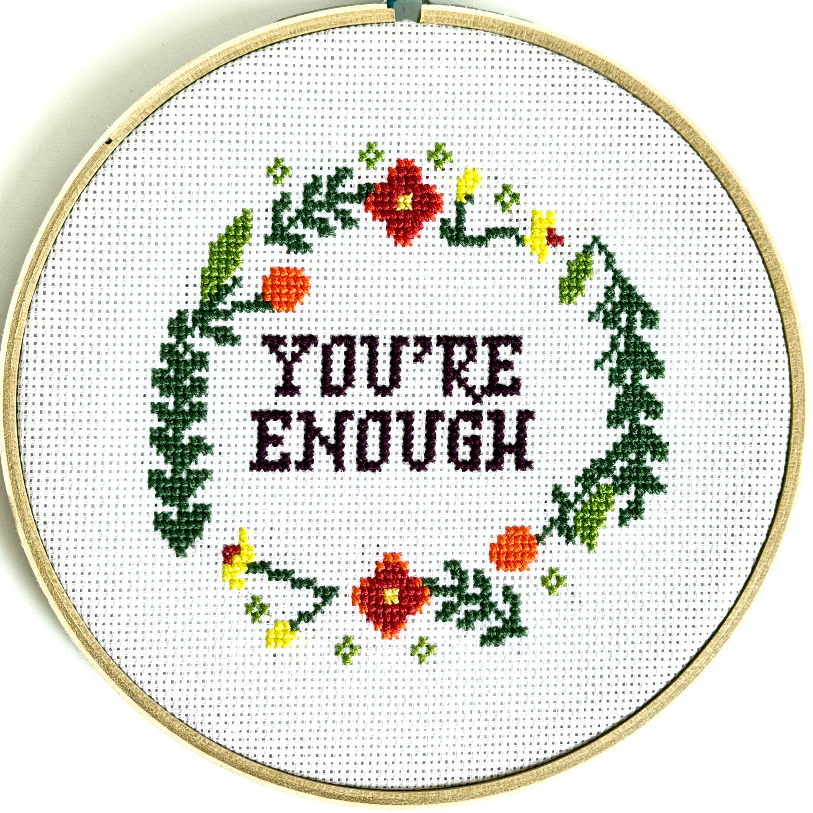 Angela Coltrane - You’re Enough Cross-Stitch