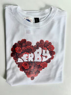 State Crafted - "Derby" Roses White T-shirt