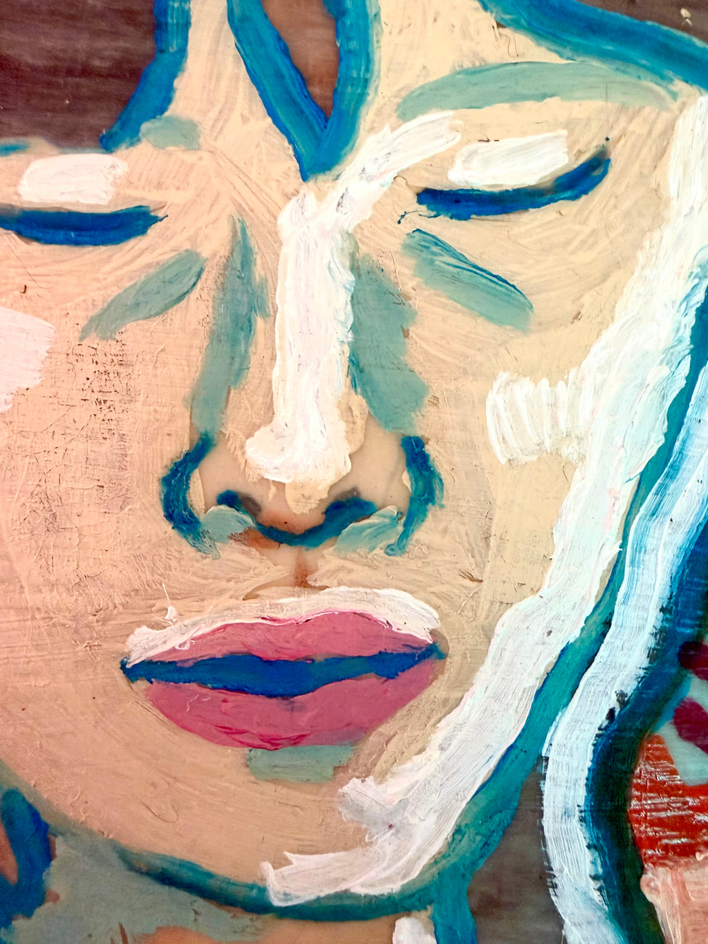 Josh Gipson -  Encaustic Portrait Study