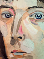 Josh Gipson -  Encaustic Portrait Study 2