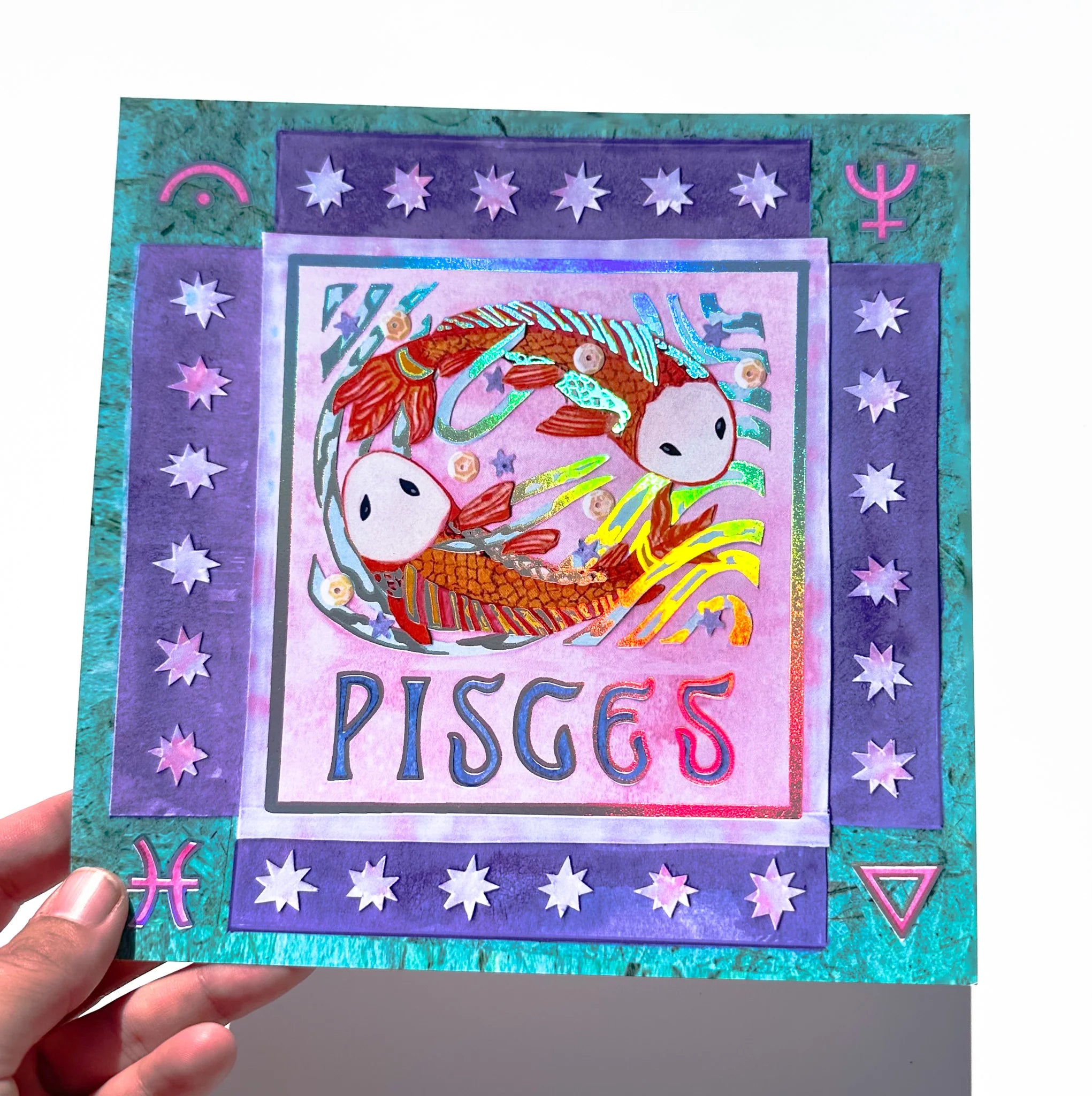 Guided Hand Studio - Zodiac Foil Prints