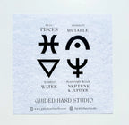 Guided Hand Studio - Zodiac Foil Prints